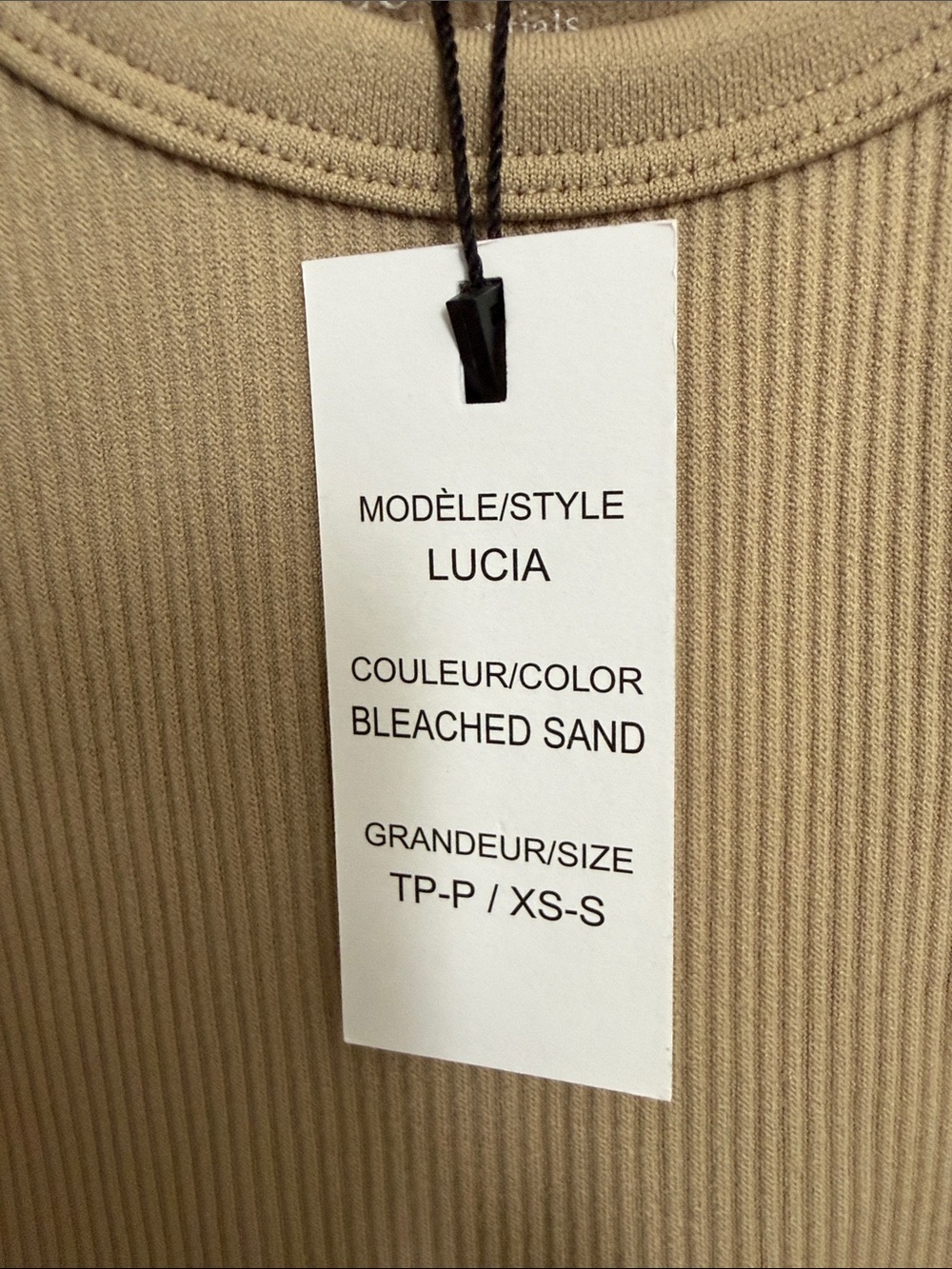 Love Life Essentials Ribbed
Tank Top - XS/S - Picture 3 of 4